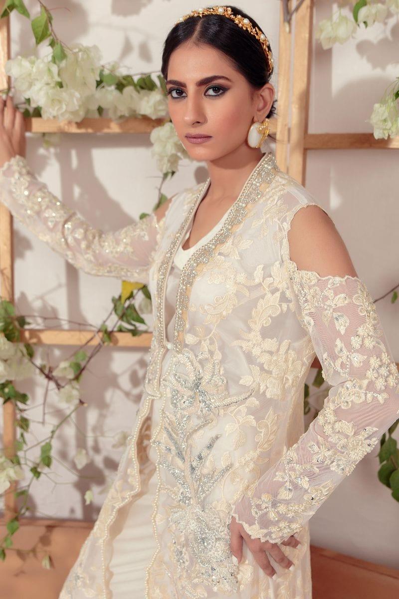 Shamaeel - EB-04 - Net - Floral Embroidered - 2 Piece - Studio by TCS