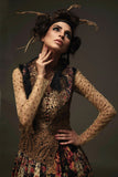 Shamaeel Ansari Gulnaar Royale Pishwas Multicolor 2 Piece