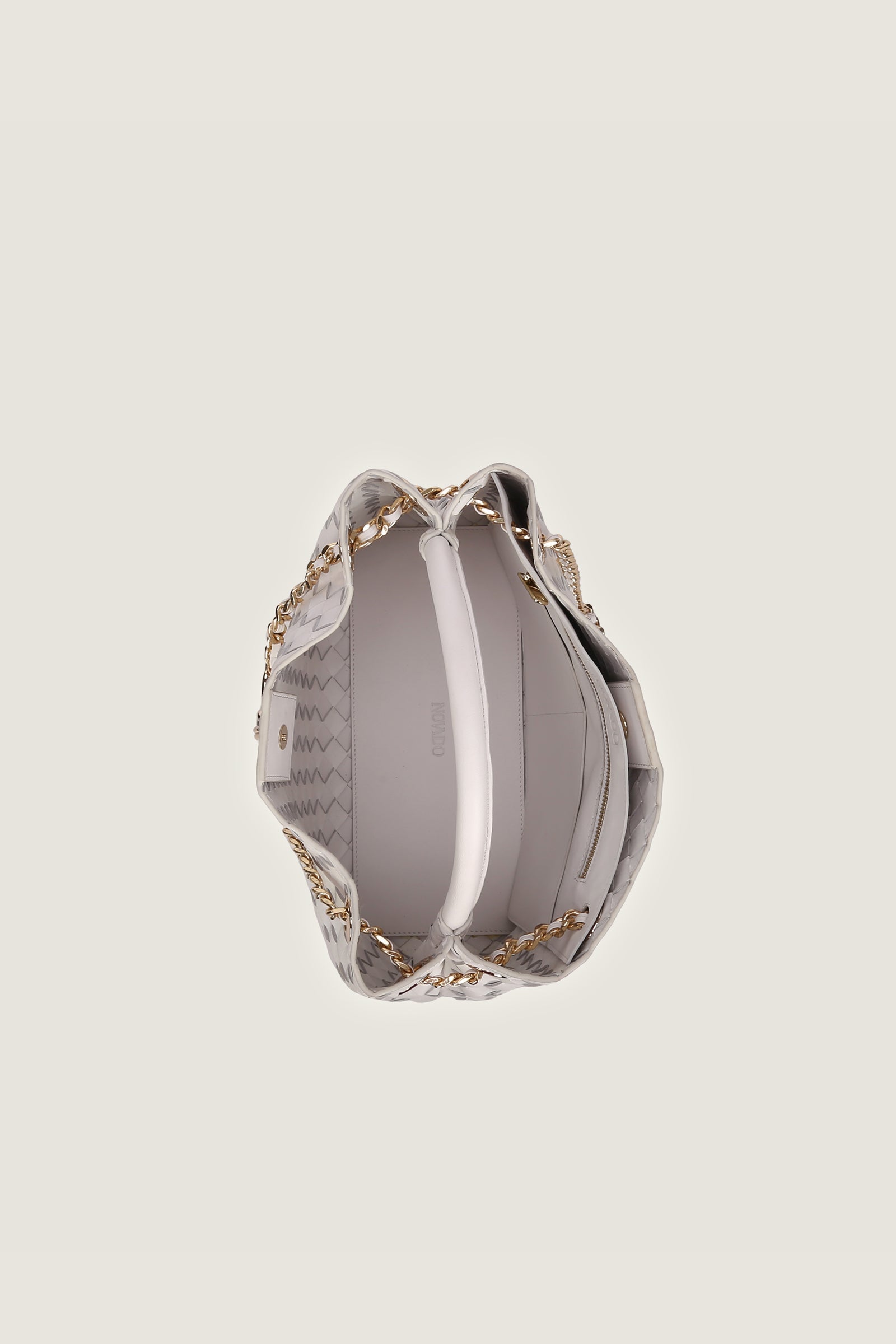 Novado Large Andiamo with Golden Chain - Off White