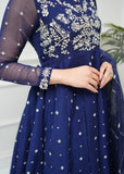 Allure By Ih - Sundae Jacquard Lehenga For Women - Navy - 3 Piece