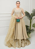 Allure By Ih - Oat Jacquard Lehenga For Women - Champagne - 3 Piece
