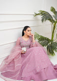 Allure By Ih - Mystic Jacquard Lehenga For Women - Mauve - 3 Piece
