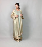 Maheem Khan - Sheer Gold Opera Coat - GOLD - NRT MYSORI - 1 Piece