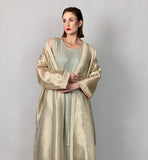 Maheem Khan - Sheer Gold Opera Coat - GOLD - NRT MYSORI - 1 Piece