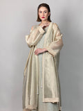 Maheem Khan - Sheer Gold Opera Coat - GOLD - NRT MYSORI - 1 Piece