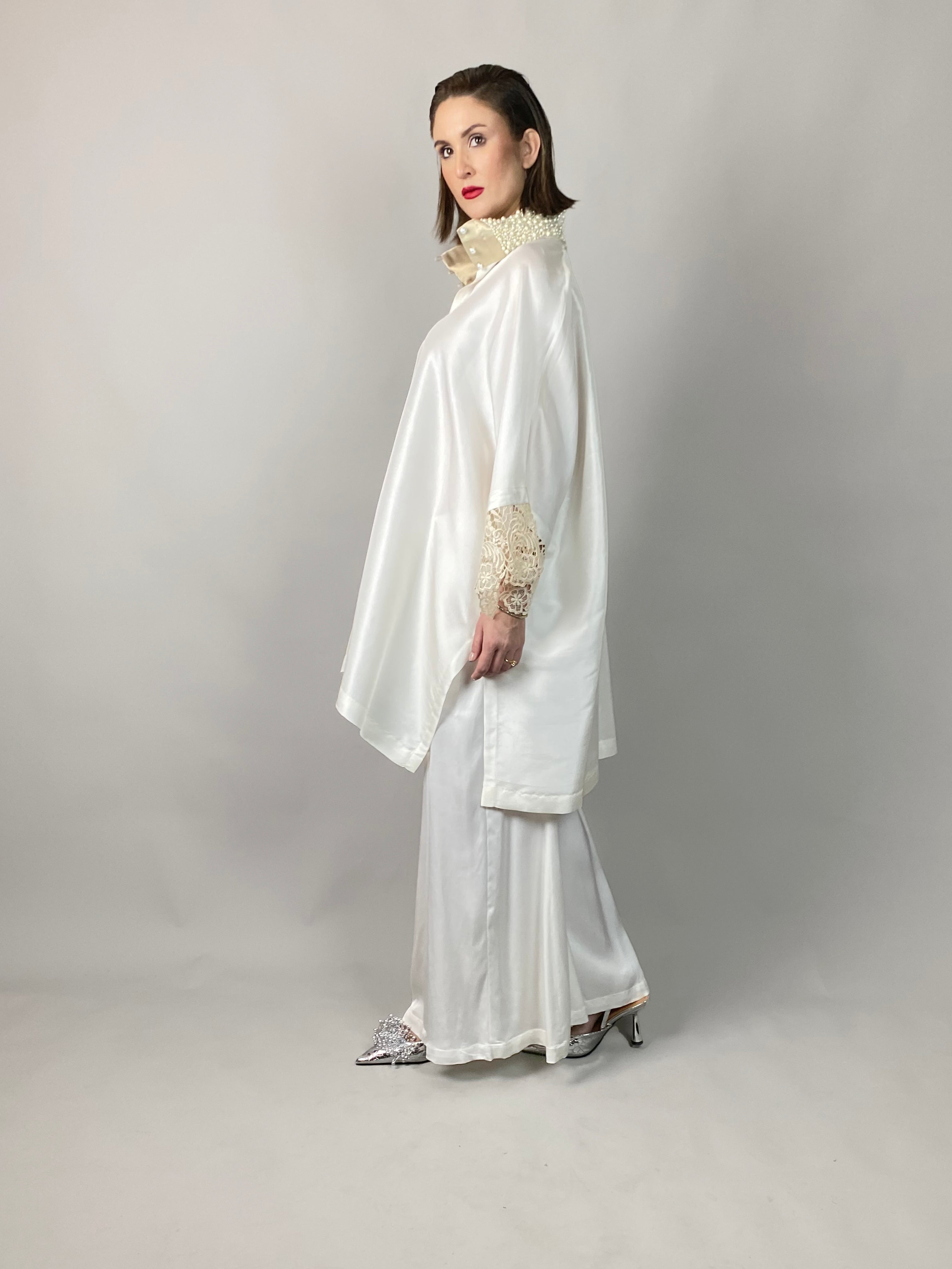 Maheem Khan - Lady In White - WHITE - RAW SILK - 1 Piece