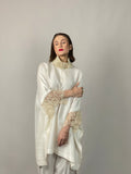 Maheem Khan - Lady In White - WHITE - RAW SILK - 1 Piece