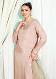 Allure By Ih - May Raw Silk Suit For Women - Tea Pink - 3 Piece
