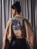 Sanam Chaudhri Pavo Jacket Beige 1 Piece