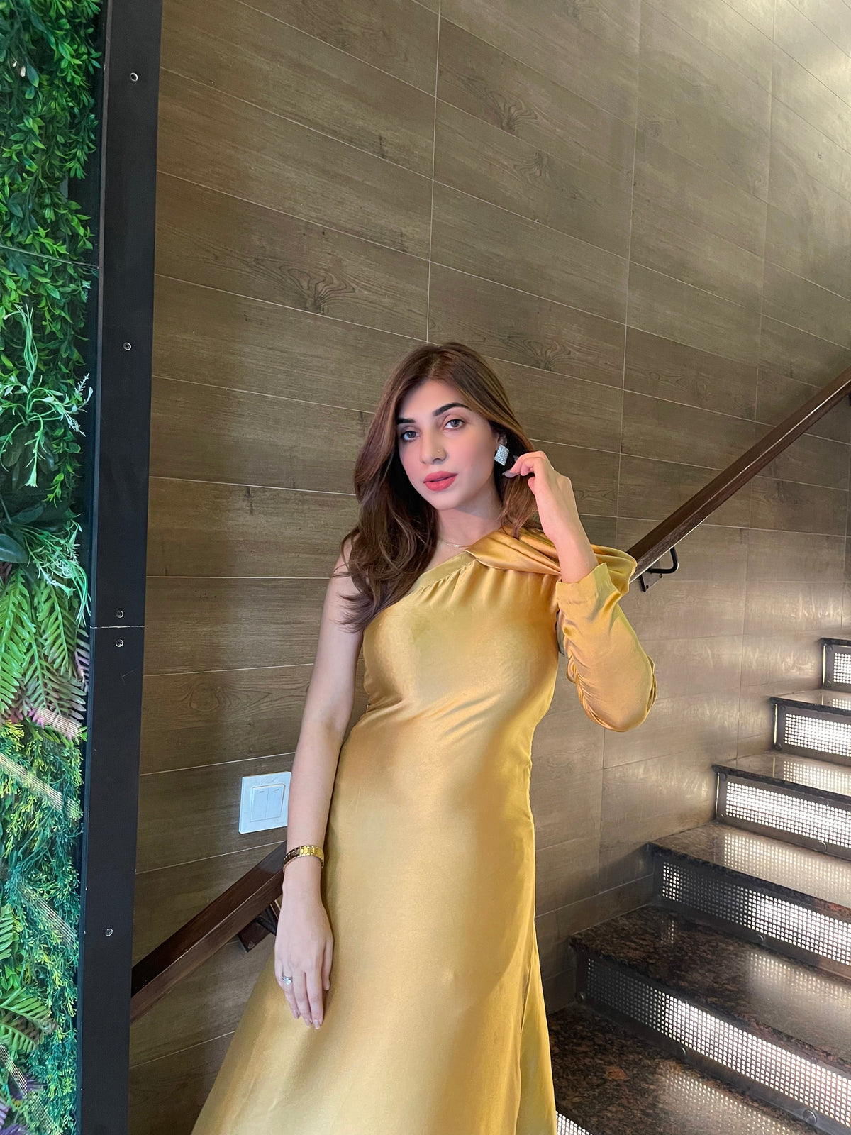 Syah - Fish Maxi - Silk - Golden - 1 Piece