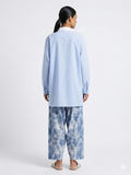 Gulabo - Blue Haze Denim Pant For Women - Blue - 1 Piece