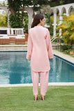 Shehrnaz - SHK-1195 - Peach - Irish linen - 2 Piece - Studio by TCS