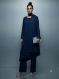Gulabo Midnight Veil Suit Blue 3 Piece
