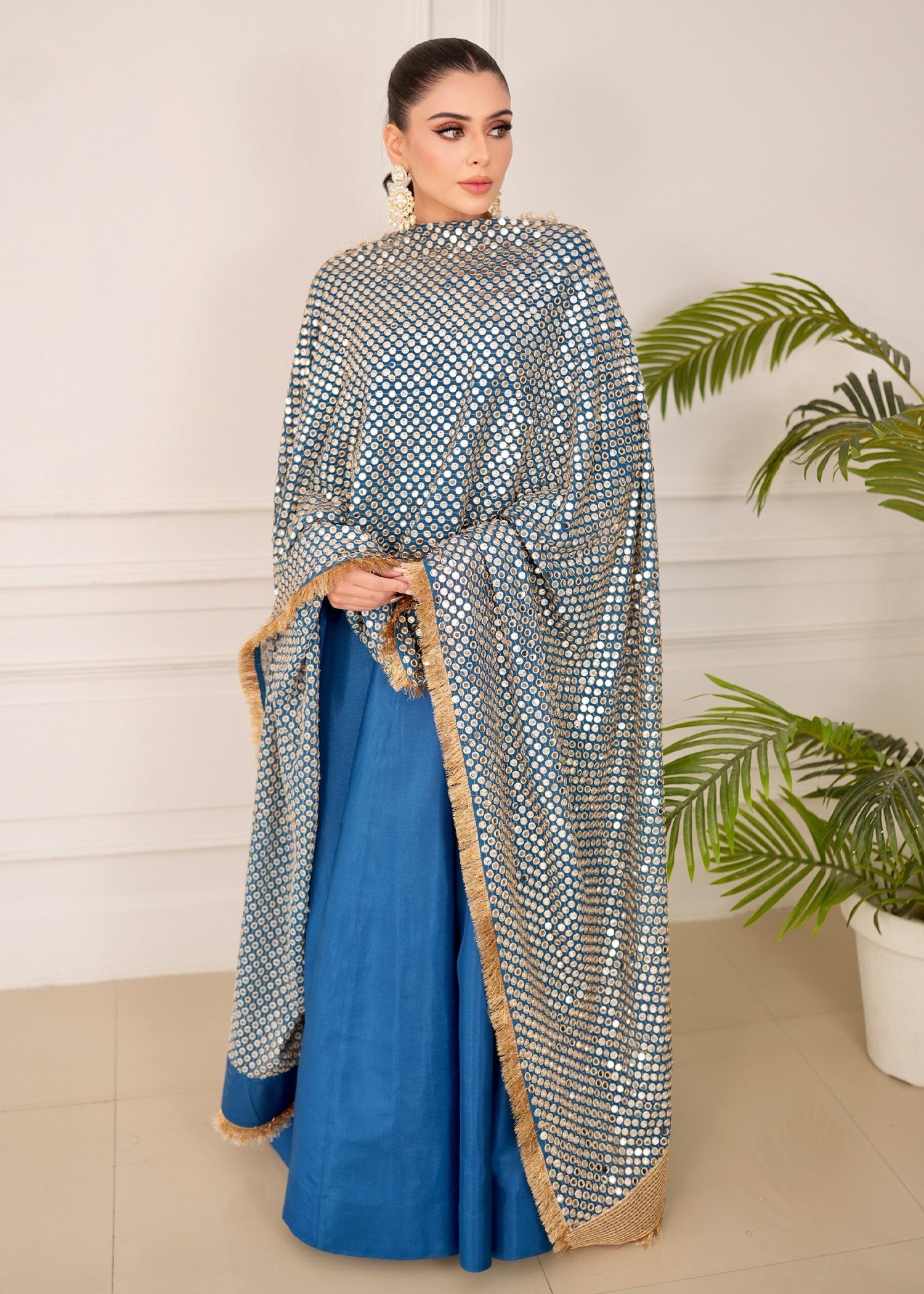 Allure by IH - ILSA - Teal - Katan Silk - 3 Piece
