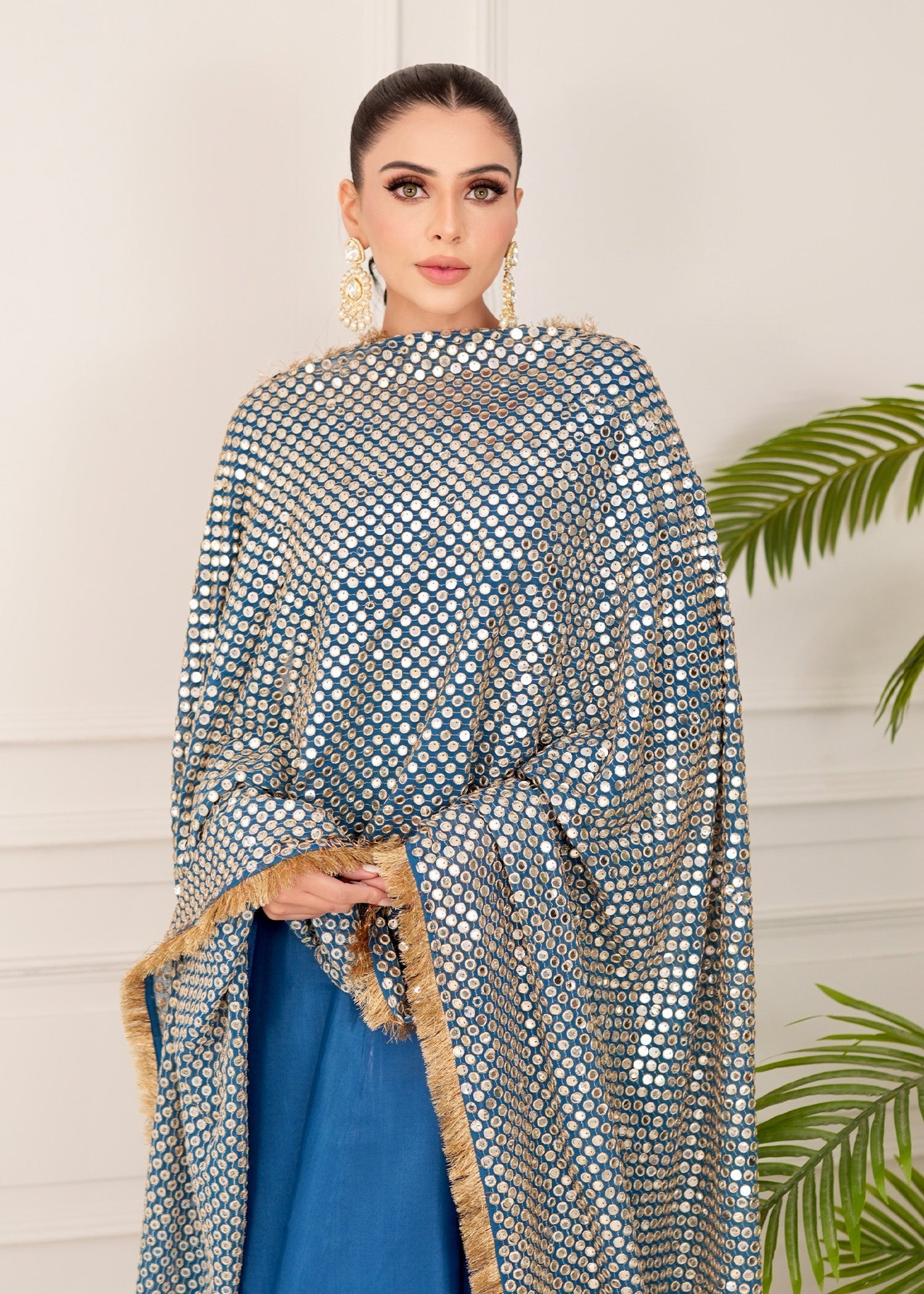 Allure by IH - ILSA - Teal - Katan Silk - 3 Piece