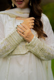 Omal by Komal - TARANA (Shirt & Dupatta ) - White - Lawn - 2 Piece