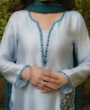Syah - Ujala - Tissue Silk - Pastel Blue - 3 Piece