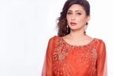 Sadia Aamir - Rust and Maroon Oxide