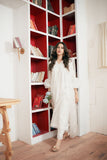 Leon - JASMINE WHITE - Chikankari wit Paper Cotton - 3 Piece