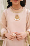 Hummingbirds - Rose Gold Jhumar Jamawar Gharara set For Girl