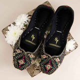 JootiShooti - Regalia Noir Heirloom Khussa For Women