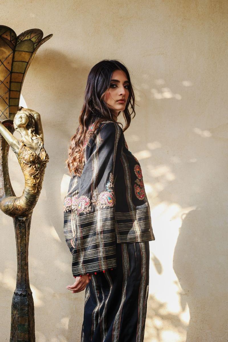 Huma Adnan - Kiah - Cotton - Black - 1 Piece - Studio by TCS