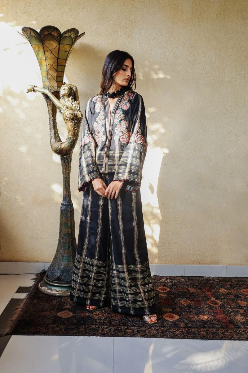 Huma Adnan - Kiah - Cotton - Black - 1 Piece - Studio by TCS