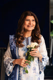 Sana Safinaz Embroidered 3 Piece Lawn Suit Unstitched White