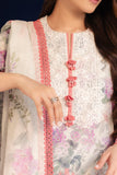 Sana Safinaz Embroidered 3 Piece Lawn Suit Unstitched Off White