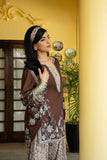 Maria Osama Khan - Laleen - choclate brown - Lawn - 2 Piece