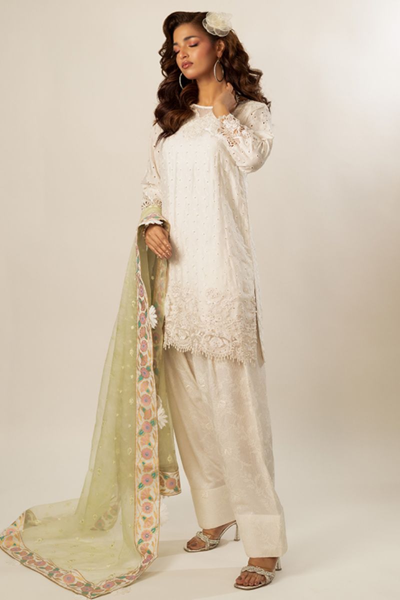 Zaaviay - Lime Sorbet - Off-White - 3 Piece
