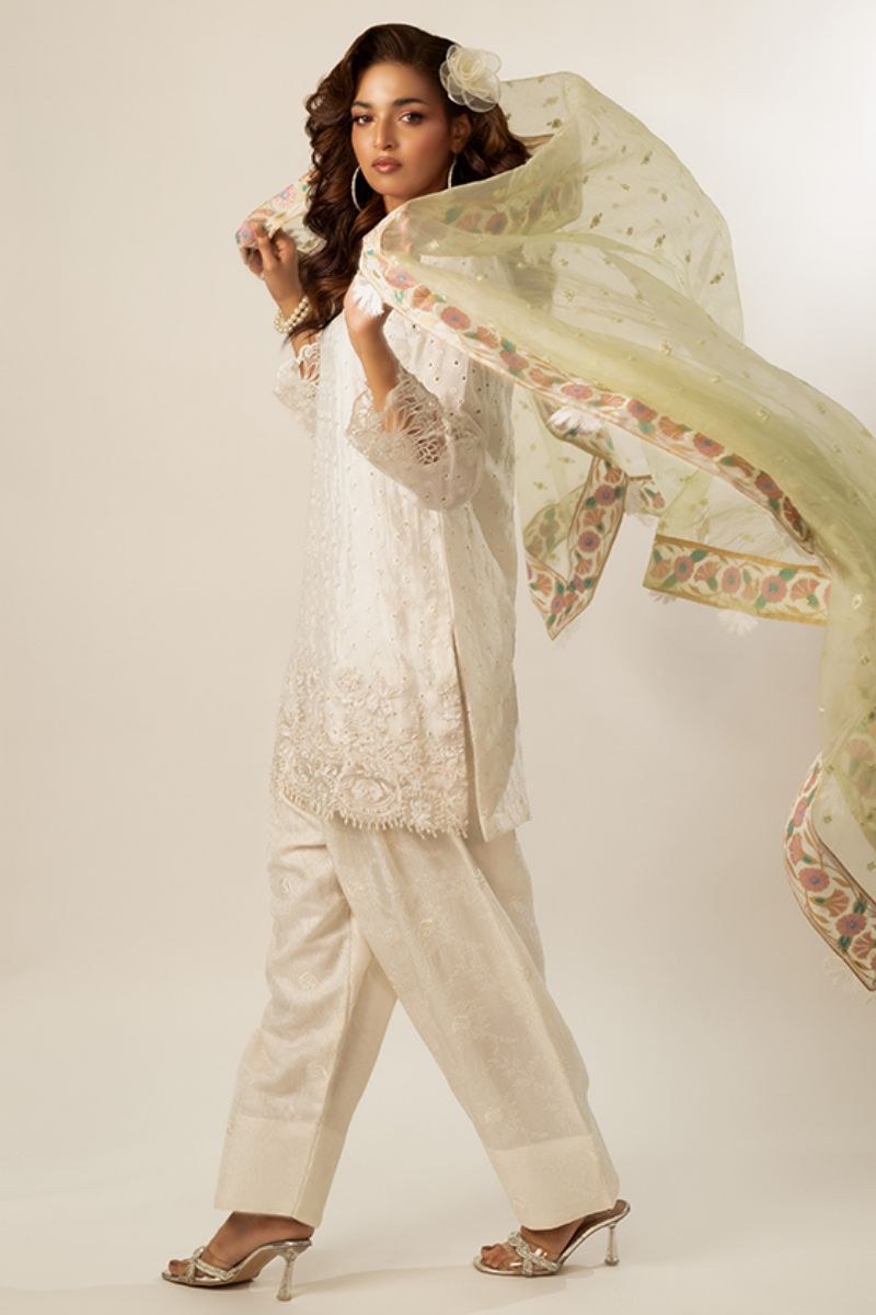 Zaaviay - Lime Sorbet - Off-White - 3 Piece