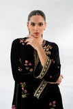 Sania Maskatiya - Lois Velvet Suit For Women - Ebony 1 Piece