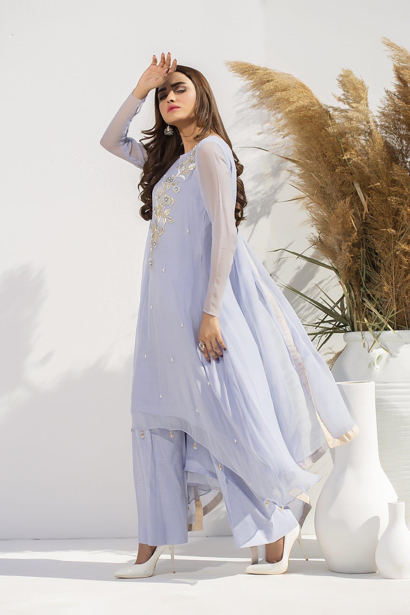 Aisha Fatema - Cloudy Blue - 1018