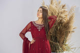 Aisha Fatema - Cherry Red - 1012