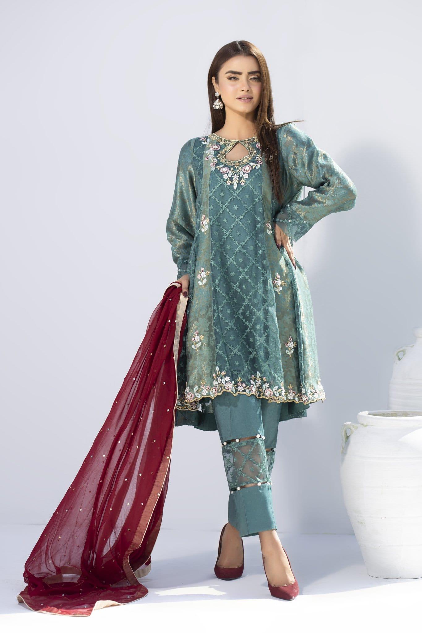 Aisha Fatema - Forest Green - 1010