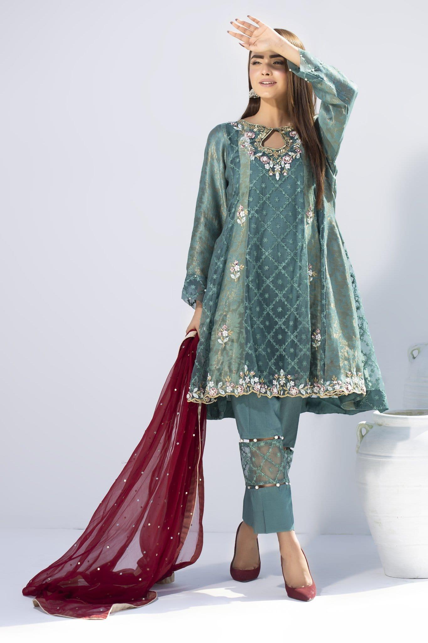 Aisha Fatema - Forest Green - 1010