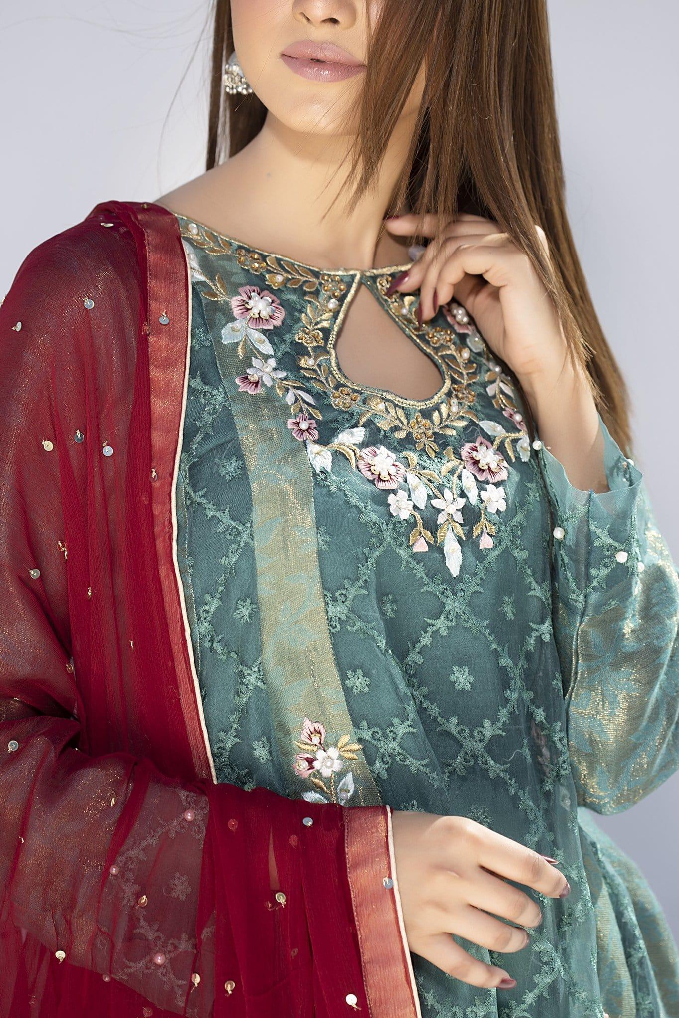 Aisha Fatema - Forest Green - 1010