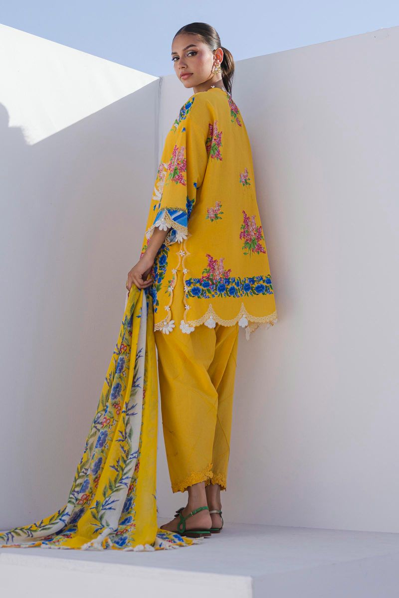sana Safinaz - M252-005B-CI - Lawn - 3 Piece - Unstitched