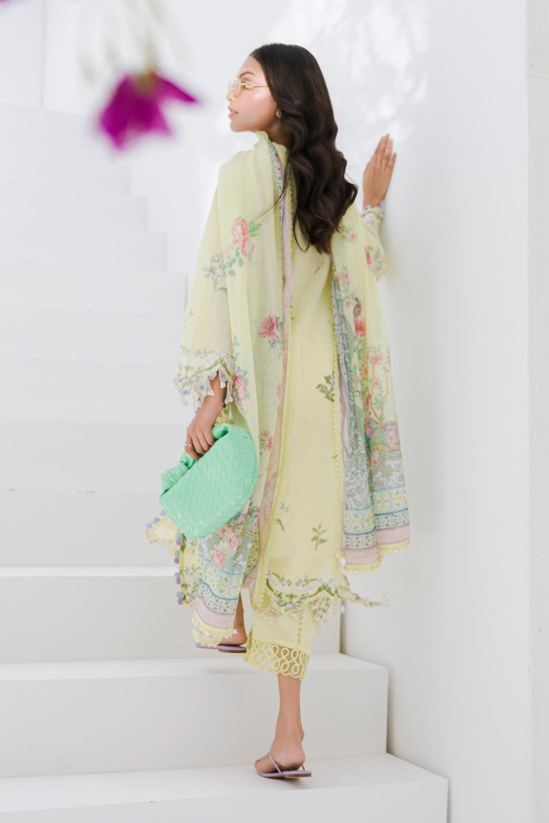 sana Safinaz - M252-009A-CL - Lawn - 3 Piece - Unstitched