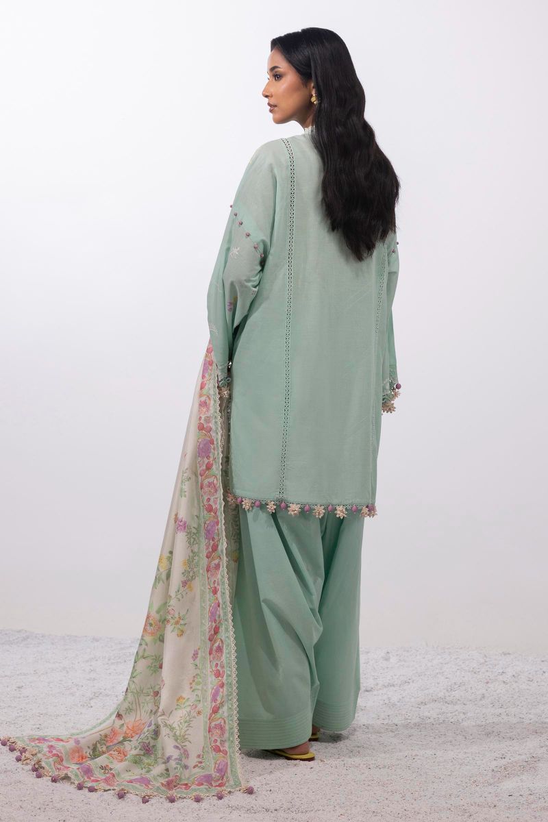 sana Safinaz - M252-010A-CV - Lawn - 3 Piece - Unstitched