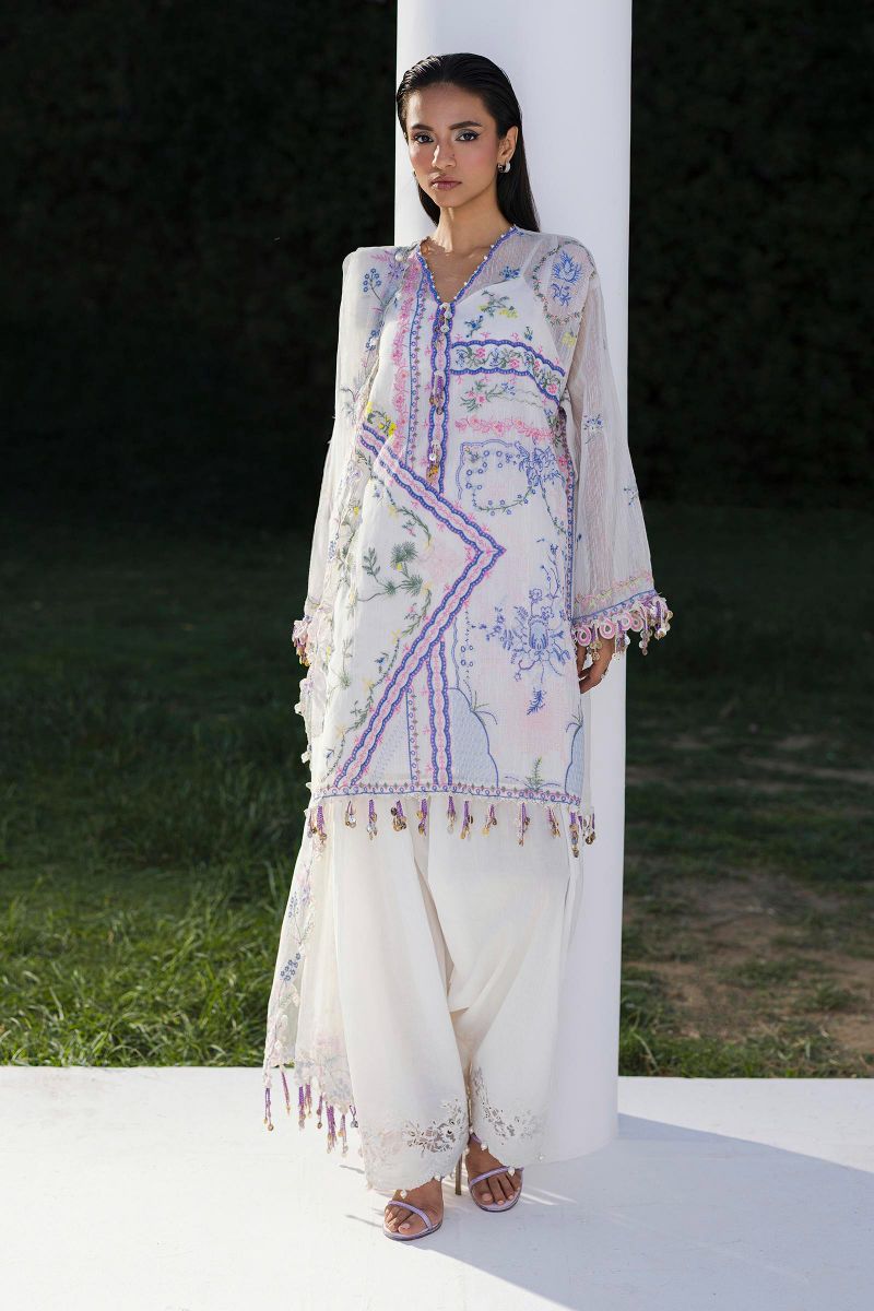 sana Safinaz - M252-014B-CT - Lawn - 3 Piece - Unstitched