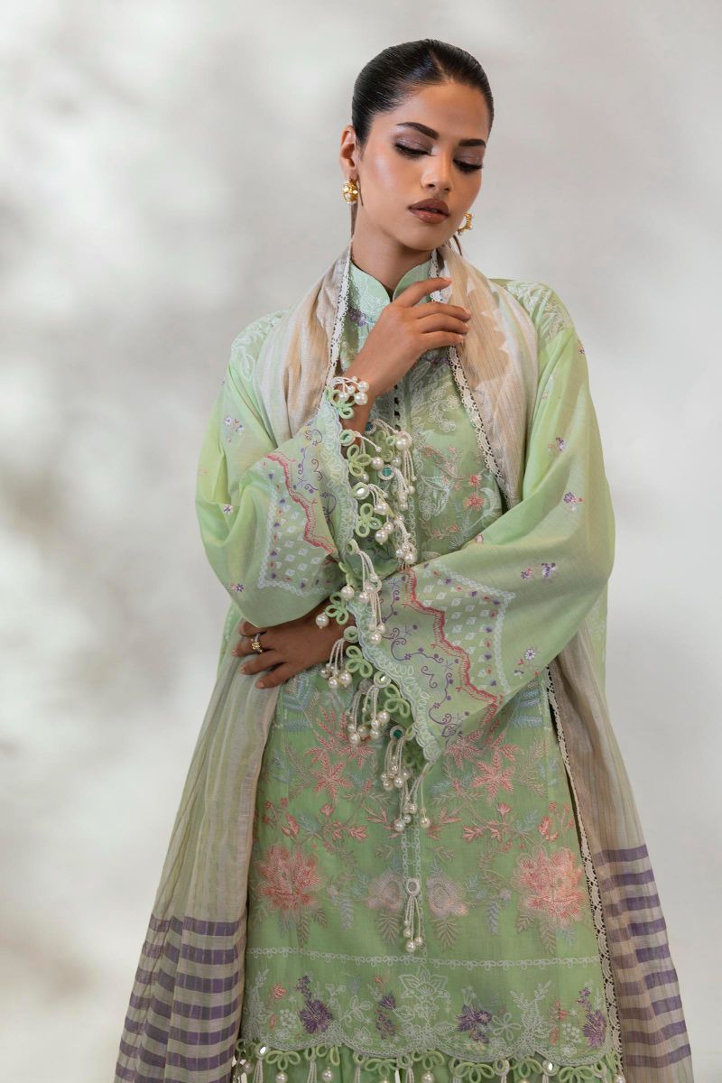 sana Safinaz - M252-017A-DI - Lawn - 3 Piece - Unstitched