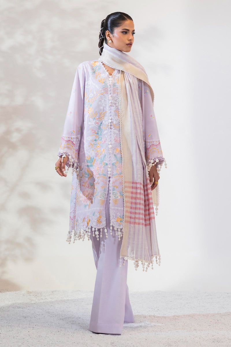 sana Safinaz - M252-017B-DI - Lawn - 3 Piece - Unstitched