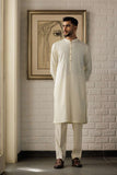 Deepak Perwani - Boski Kurta Shalwar For Men - Off White - 2 Piece