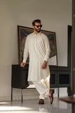 Deepak Perwani - Boski Linen  For Men - Off White - 2 Piece
