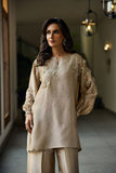 Deepak Perwani - Calista Silk Embroidered Suit For Women - Gold - 2 Piece