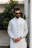 Deepak Perwani - Boski Linen  For Men - White - 2 Piece