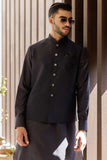 Deepak Perwani - Boski Linen Kurta Shalwar For Men - Brown - 2 Piece
