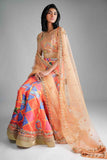 Maheen Khan - TANGERINE DREAMS BLOUSE - Coral Pink - SILK & TISSUE - 1 Piece